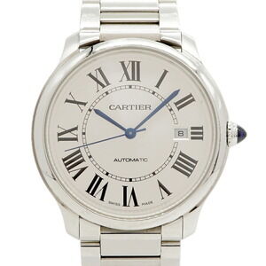 Cartier Ronde Must WSRN0035 Silver Dial Men's Watch